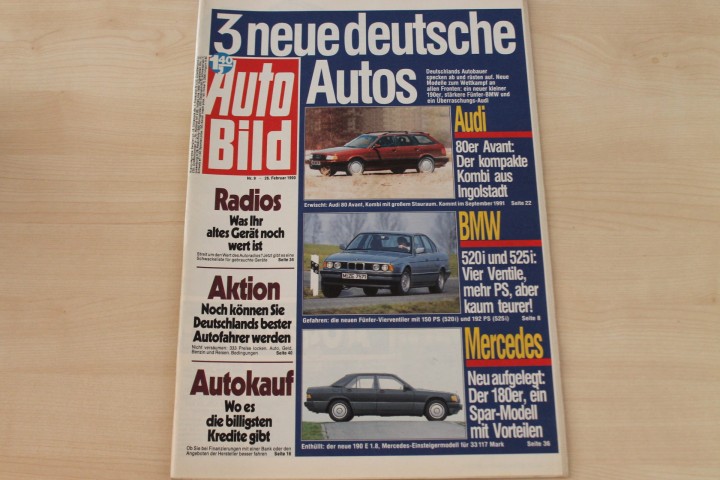 Deckblatt Auto Bild (09/1990)